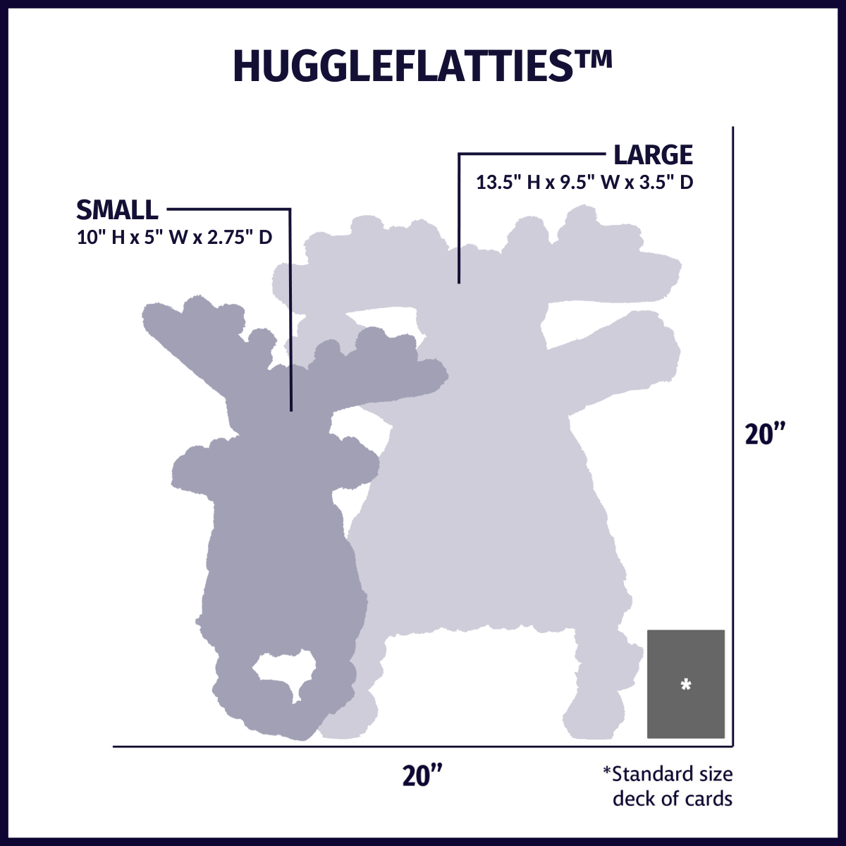 Barnyard HuggleFlatties™ Assorted Plush Dog Toys – 3 Pack