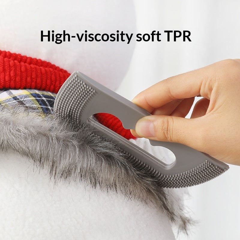 Pet Silicone Hair Removal Brush – Washable Lint & Fur Scraper