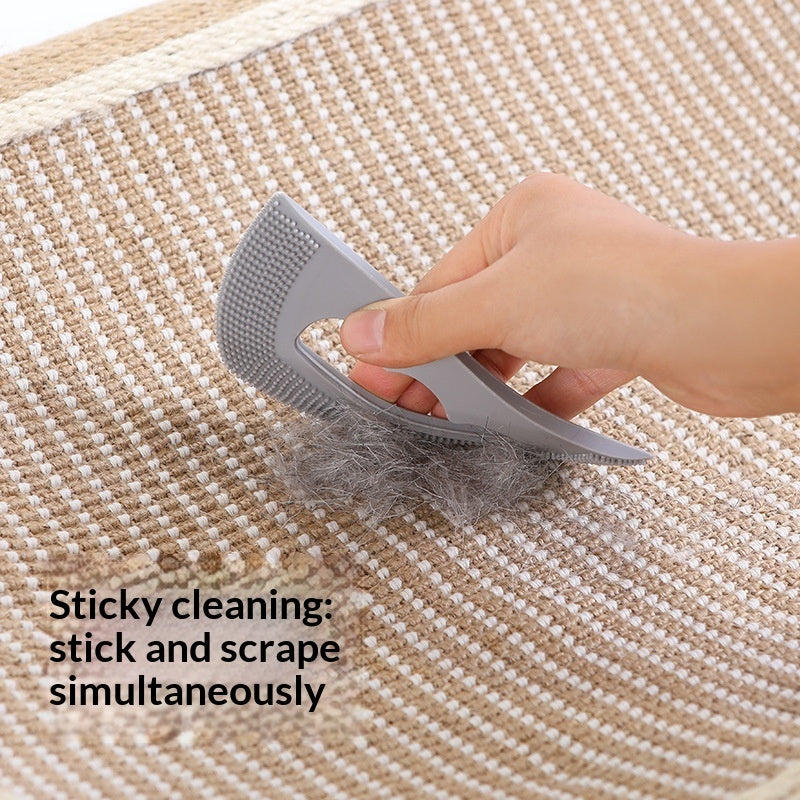 Pet Silicone Hair Removal Brush – Washable Lint & Fur Scraper
