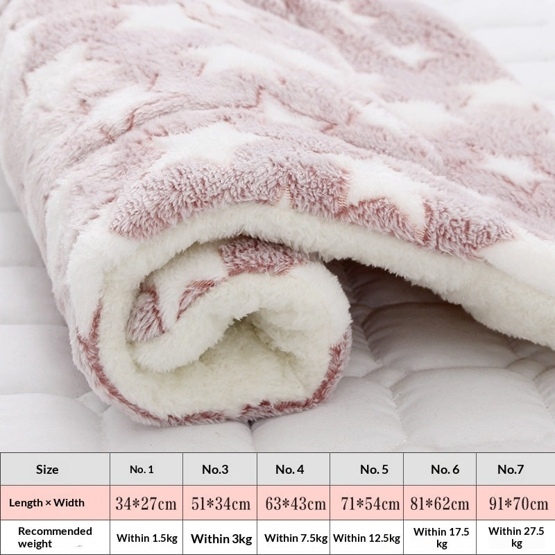 Thickened Pet Mat for Autumn & Winter Warmth