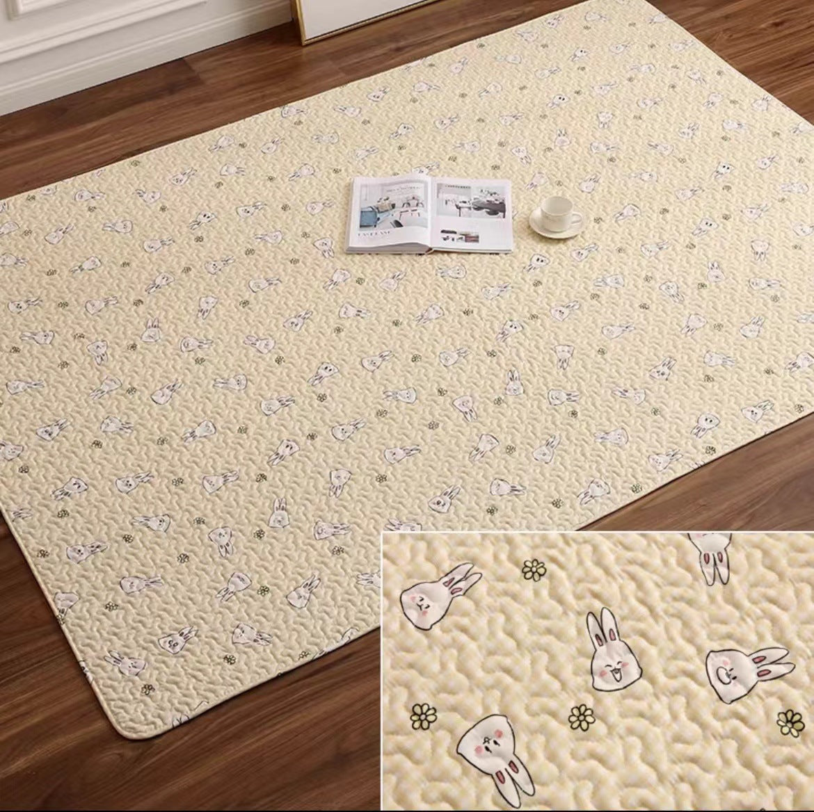 Pure Cotton Non-Slip Pet Mat – Scratch-Resistant for Dogs & Cats