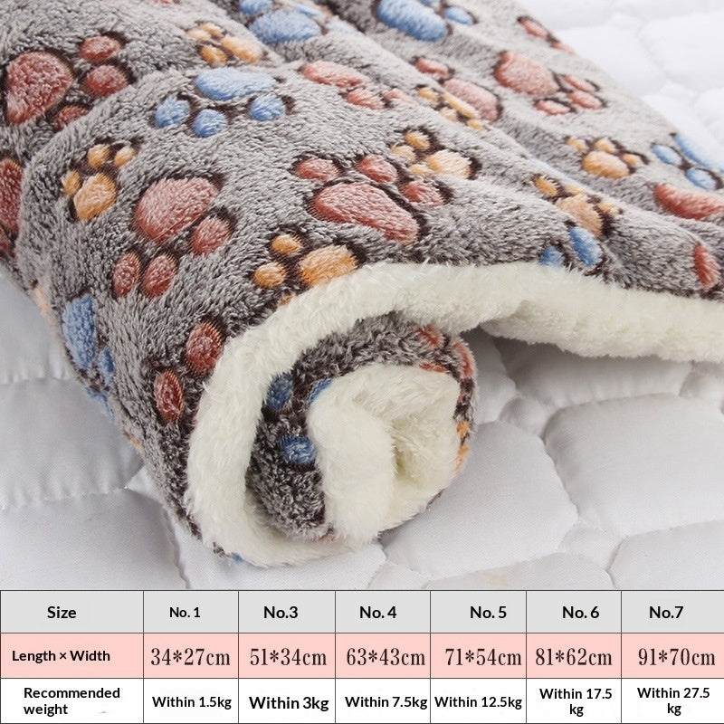 Thickened Pet Mat for Autumn & Winter Warmth