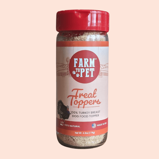 Treat Topper Turkey Dog Food Topper – Healthy Meal Supplement for Dogs