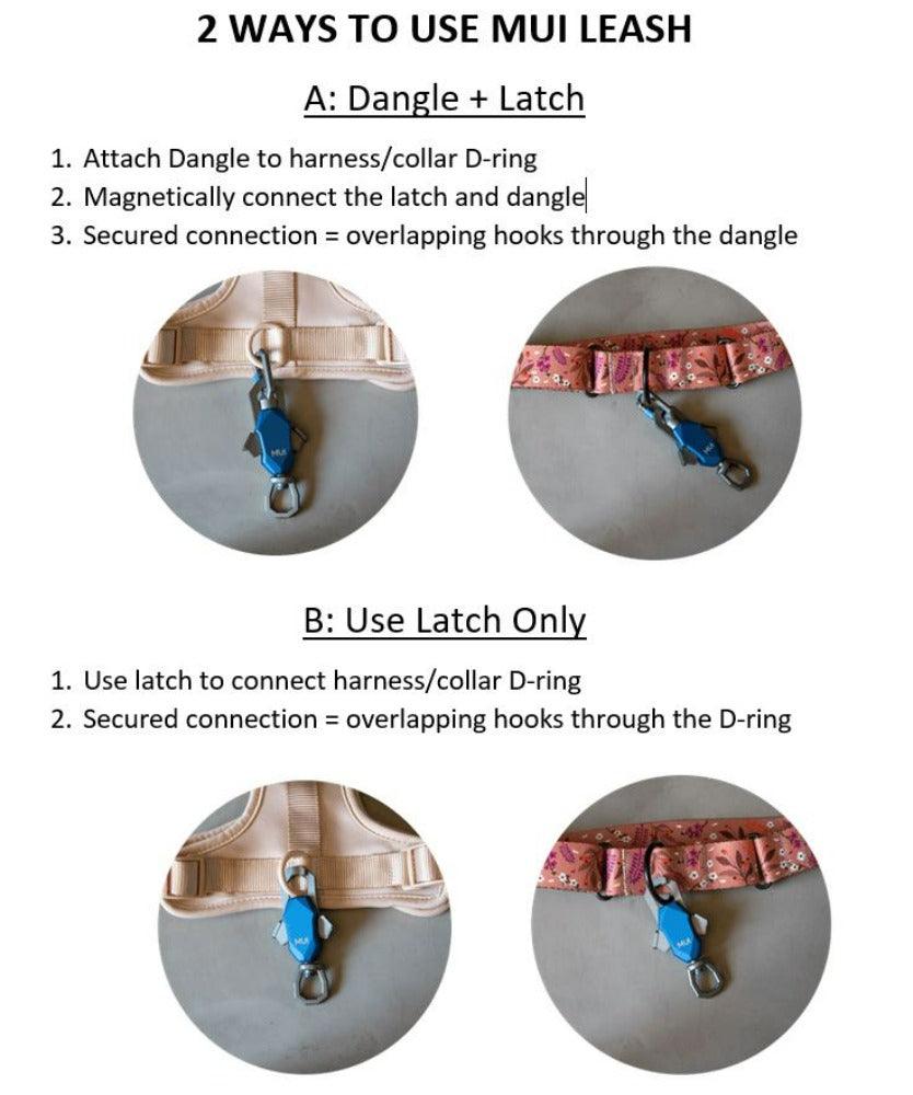 Patented Magnetic Dog Leash – One-Hand Connect & Release