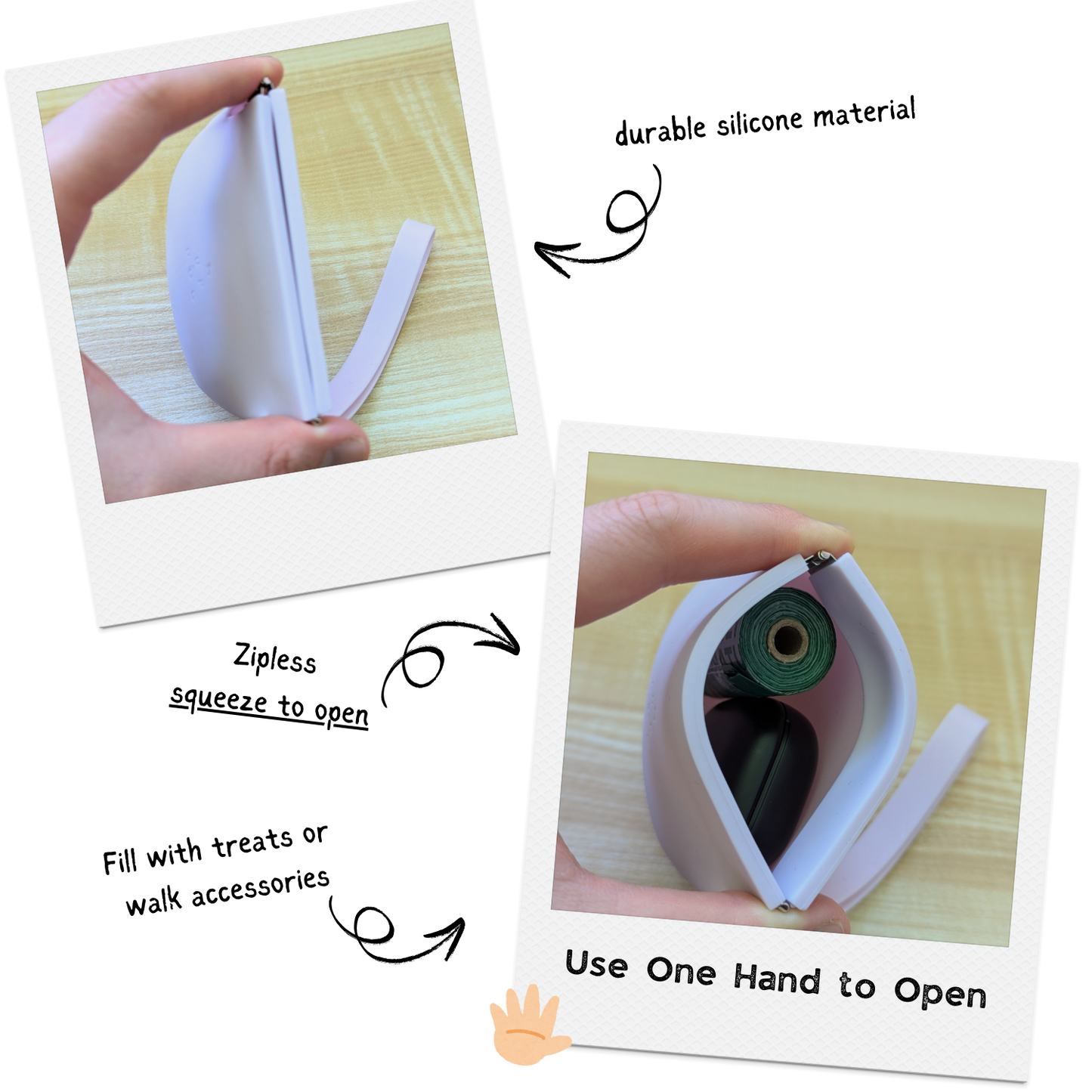 One-Hand Treat Training Pouch for Dogs