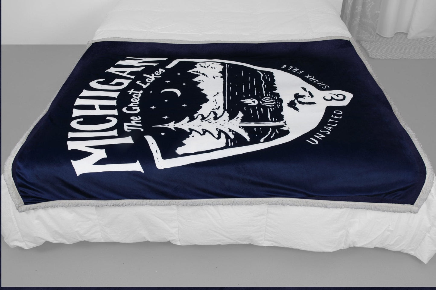 Blanket - Michigan Shield