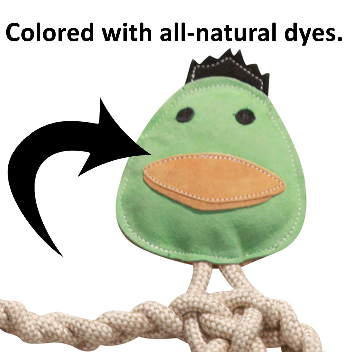 Bitsy Bunny Natural Rope Knottie® Dog Toy – Large