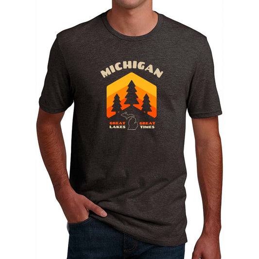 Mens T-Shirt - Michigan Pines