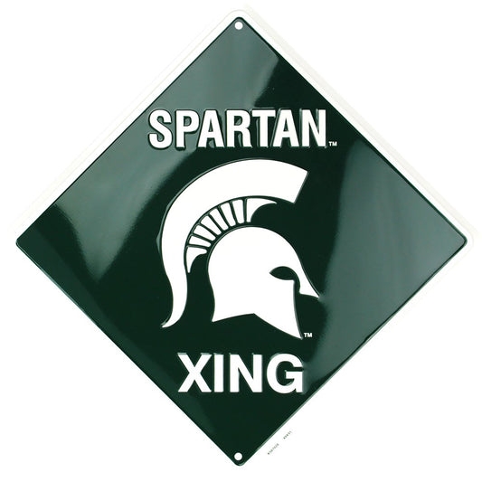 Metal Sign - Michigan State Spartan XING