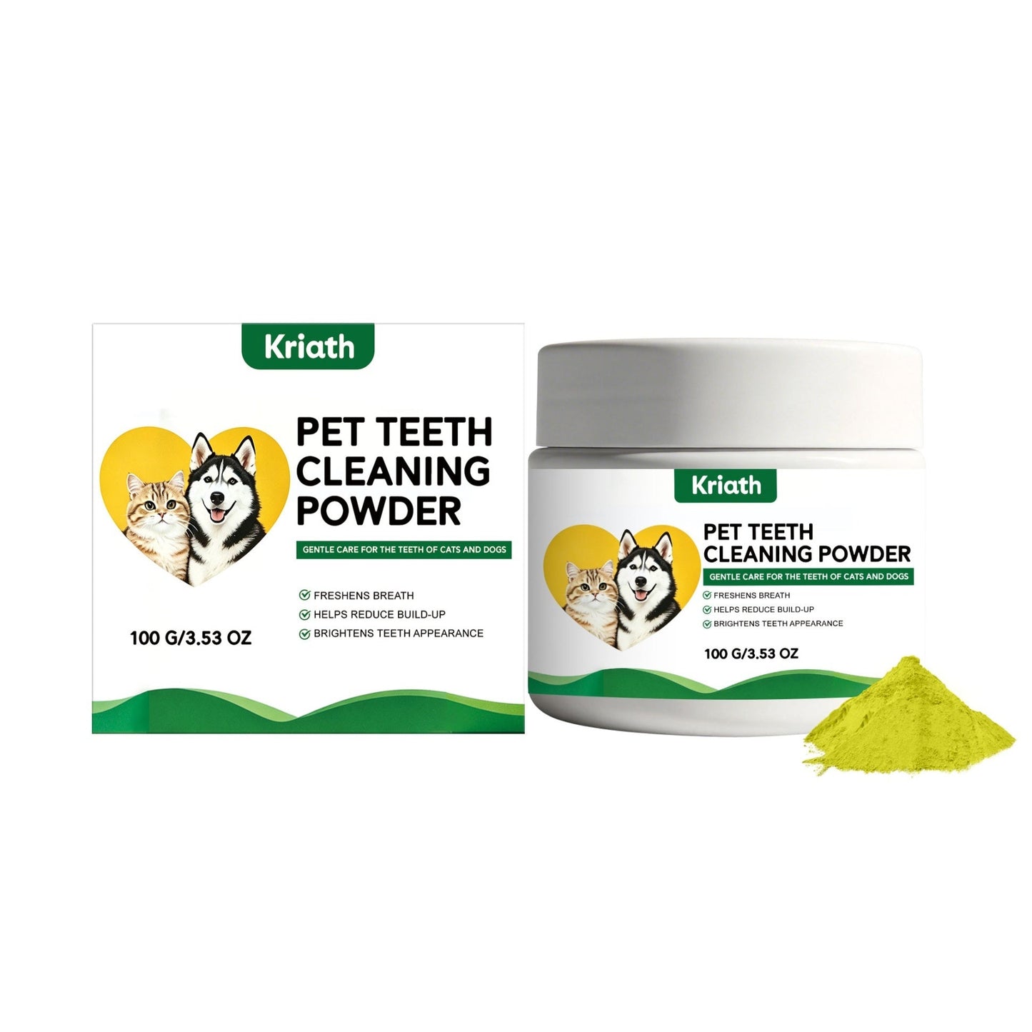 Pet Teeth Cleaning Powder for Dogs & Cats