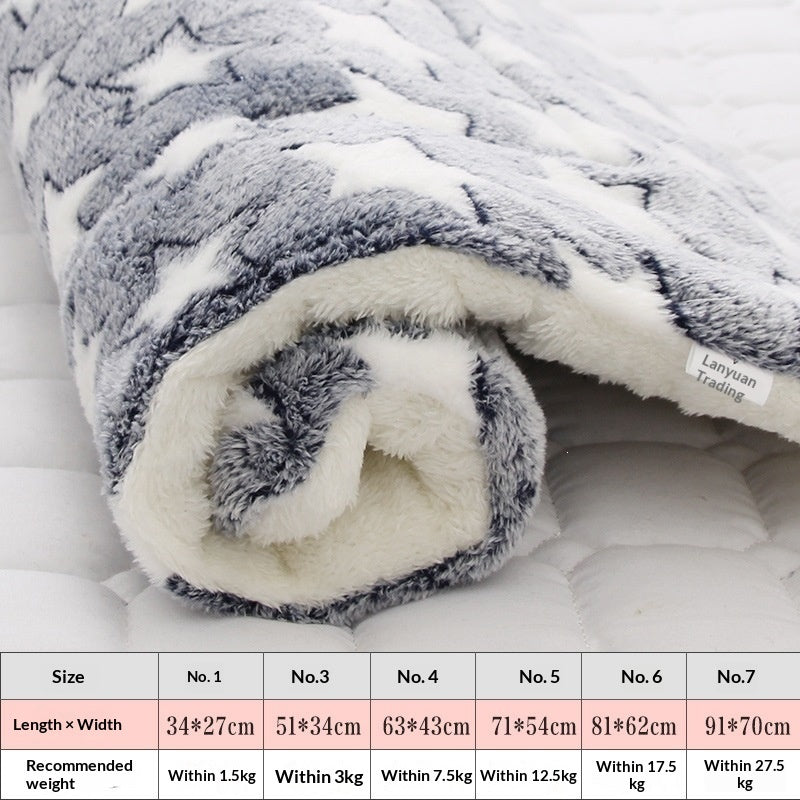 Thickened Pet Mat for Autumn & Winter Warmth