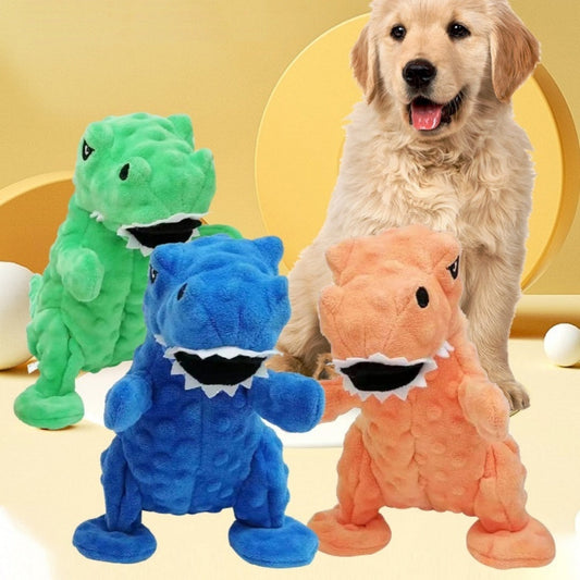 Chewable Crinkle Dental Toy with Plush Bubbles for Dogs