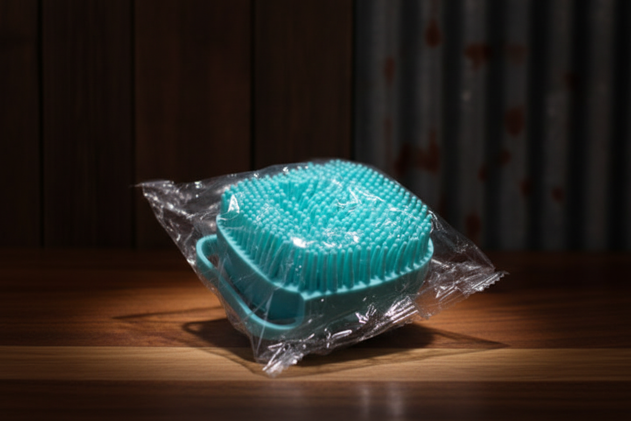 Dog Shampoo Brush in Blue – Almosta Bee Farm