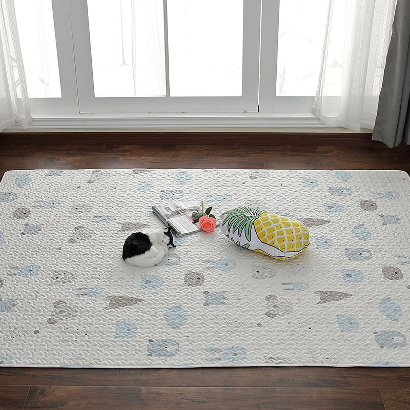 Pure Cotton Non-Slip Pet Mat – Scratch-Resistant for Dogs & Cats